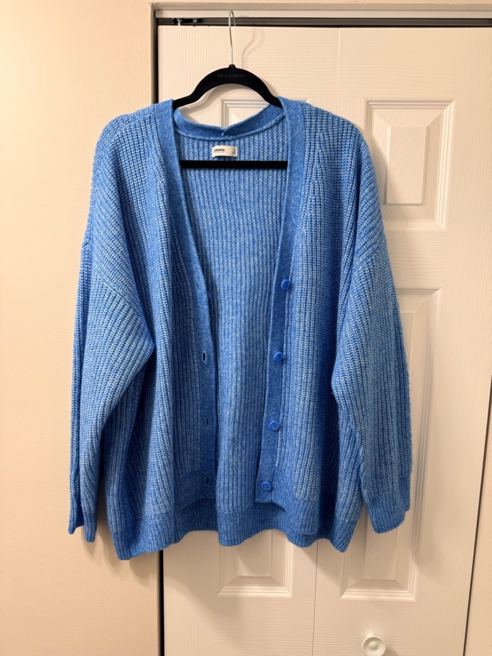 Sonoma Blue Oversized Button Cardigan XL